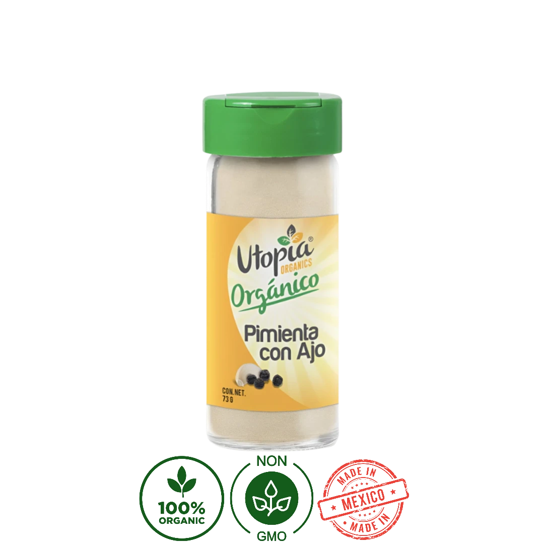 Pimienta con Ajo Orgánica Utopia 73g