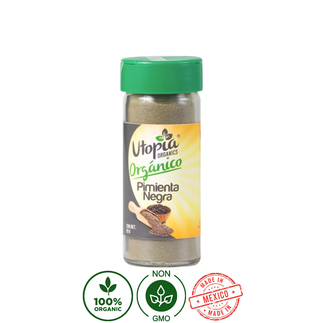 Pimienta Negra Orgánica Utopia 55g