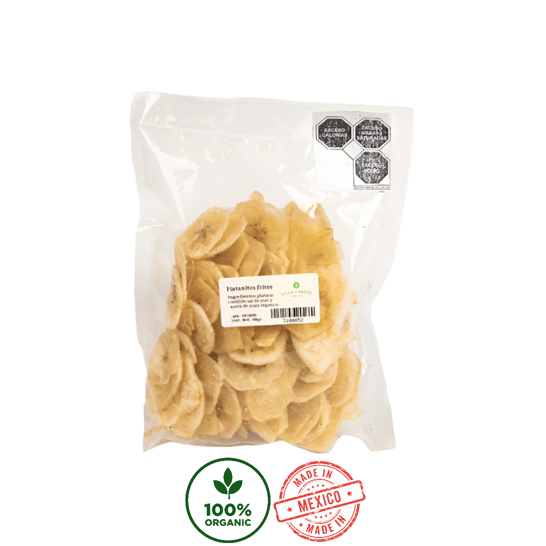 Platanitos Fritos Orgánicos Villa de Patos 50g