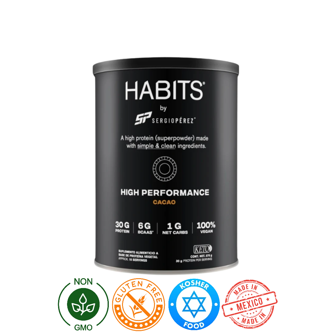 Proteína Habits By SP Cacao Colección High Performance 578g