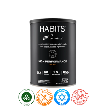Proteína Habits By SP Cacao Colección High Performance 578g