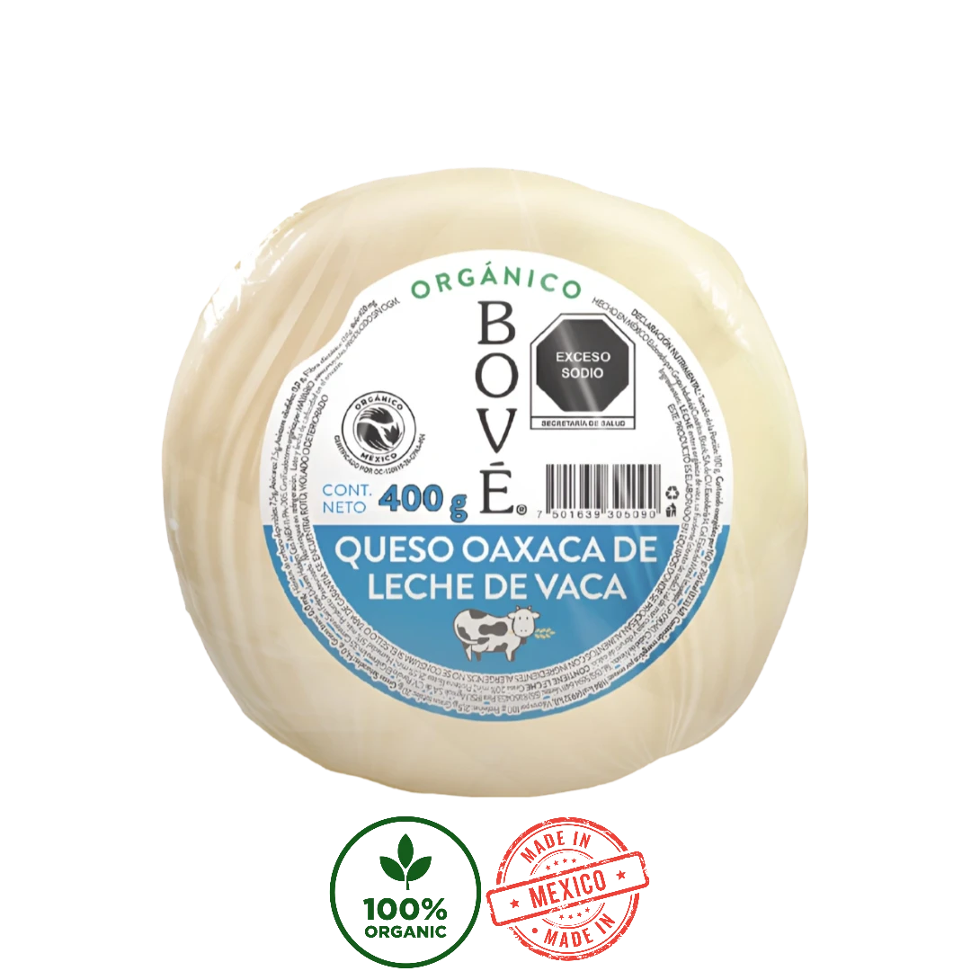 Queso Oaxaca Orgánico Bové 400g
