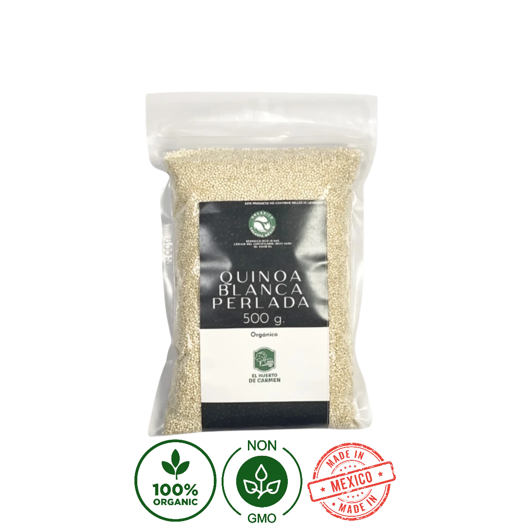 Quinoa Blanca Perlada Orgánica El Huerto de Carmen 500g