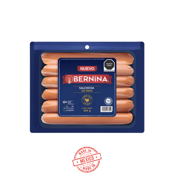 Salchicha de Pavo Bernina 455g