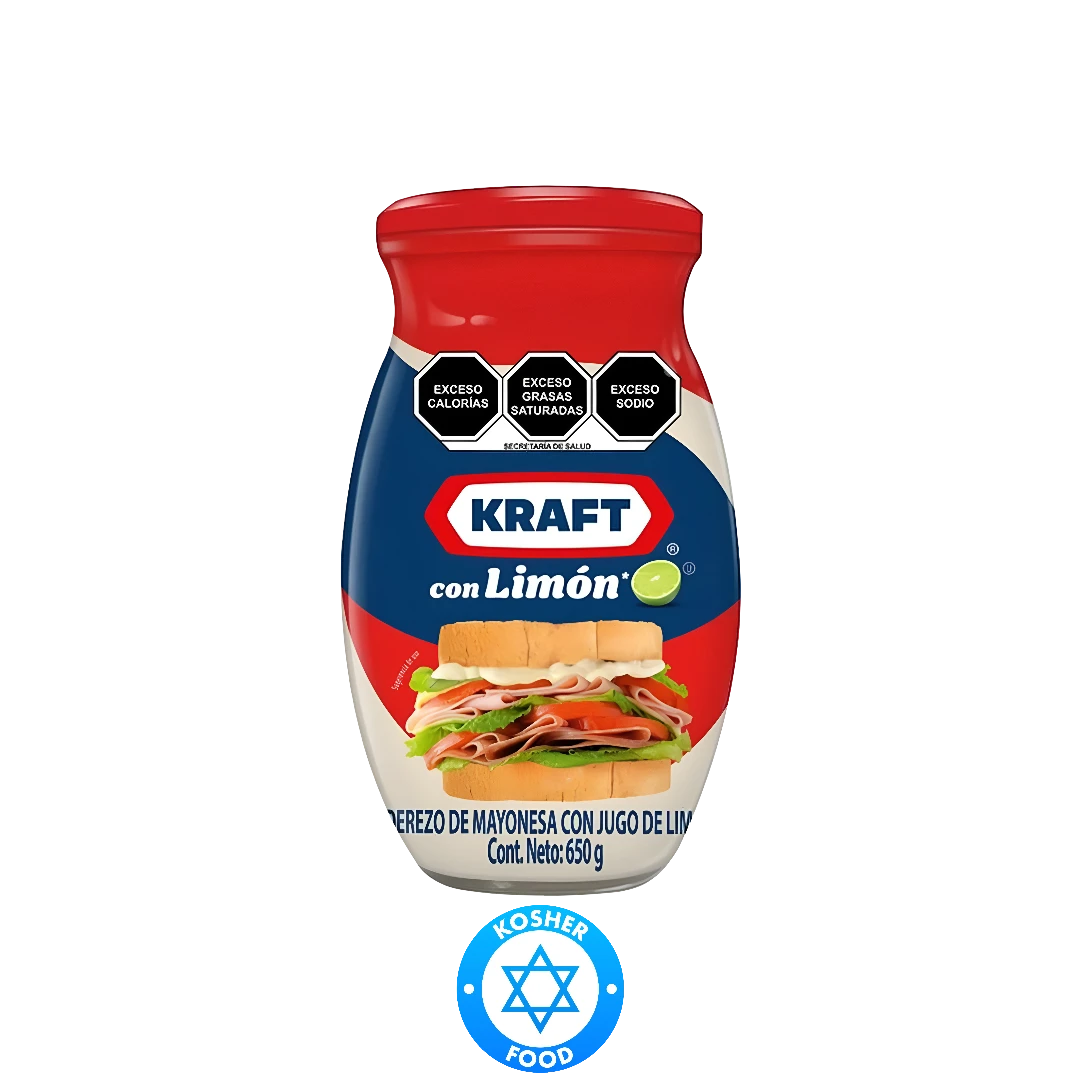Aderezo de Mayonesa Con Jugo de Limón Kraft 650g
