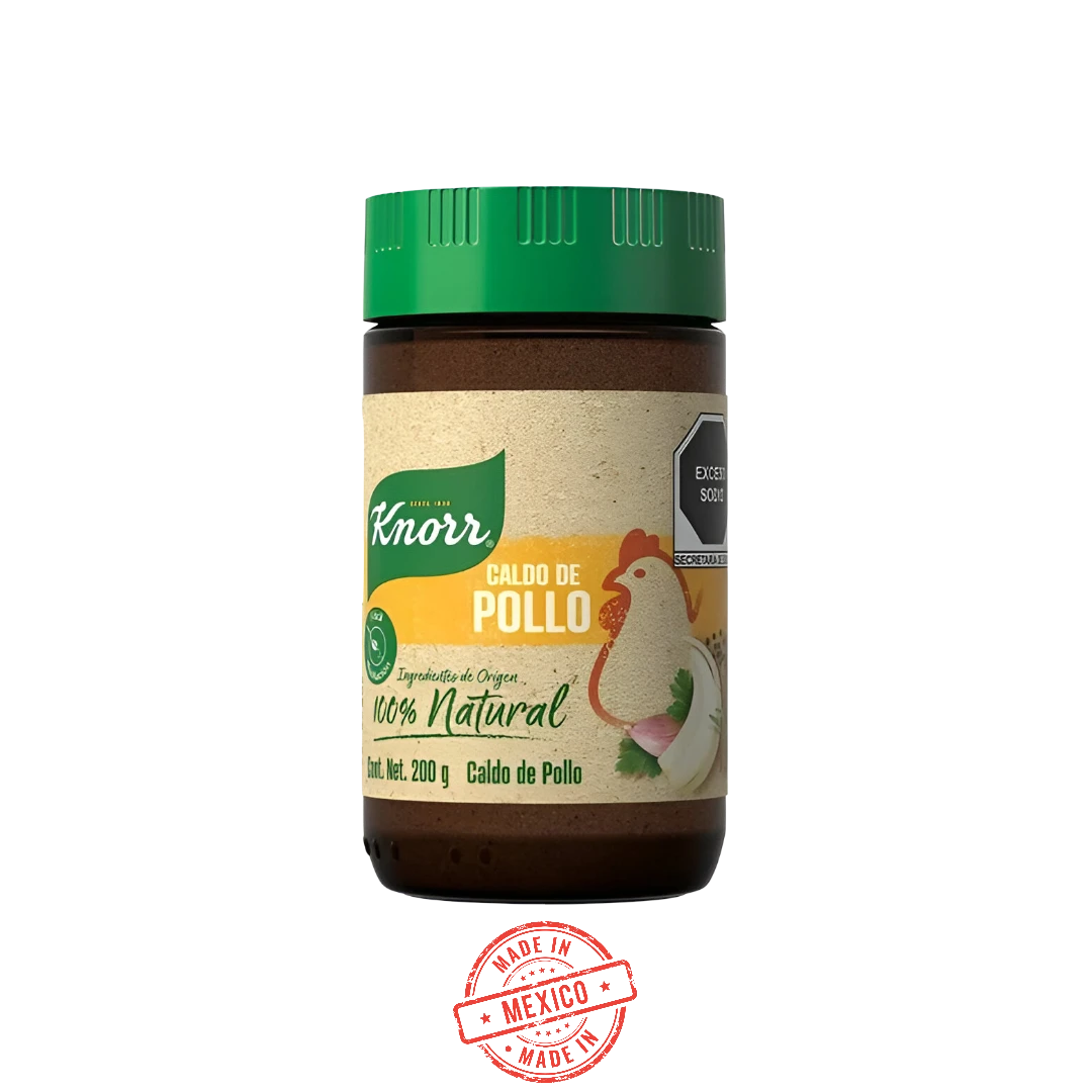 Caldo de Pollo 100% Natural en Polvo Knorr 200g