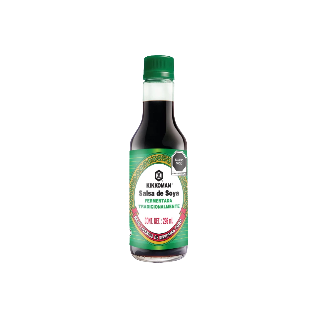 Salsa de Soya Reducida en Sodio Kikkoman 296ml