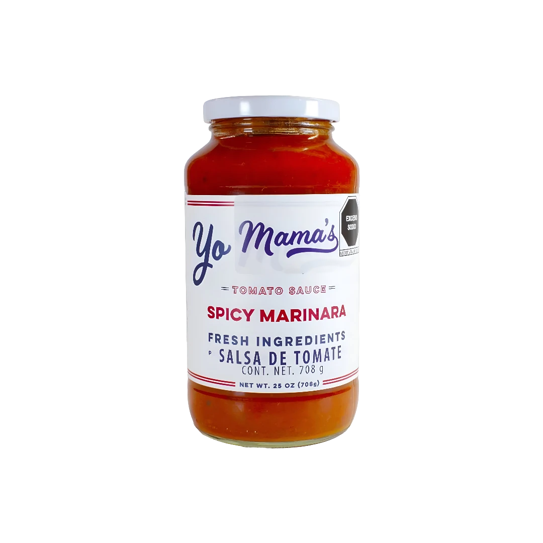 Salsa para Pasta Spicy Marinara Yo Mama's 708g