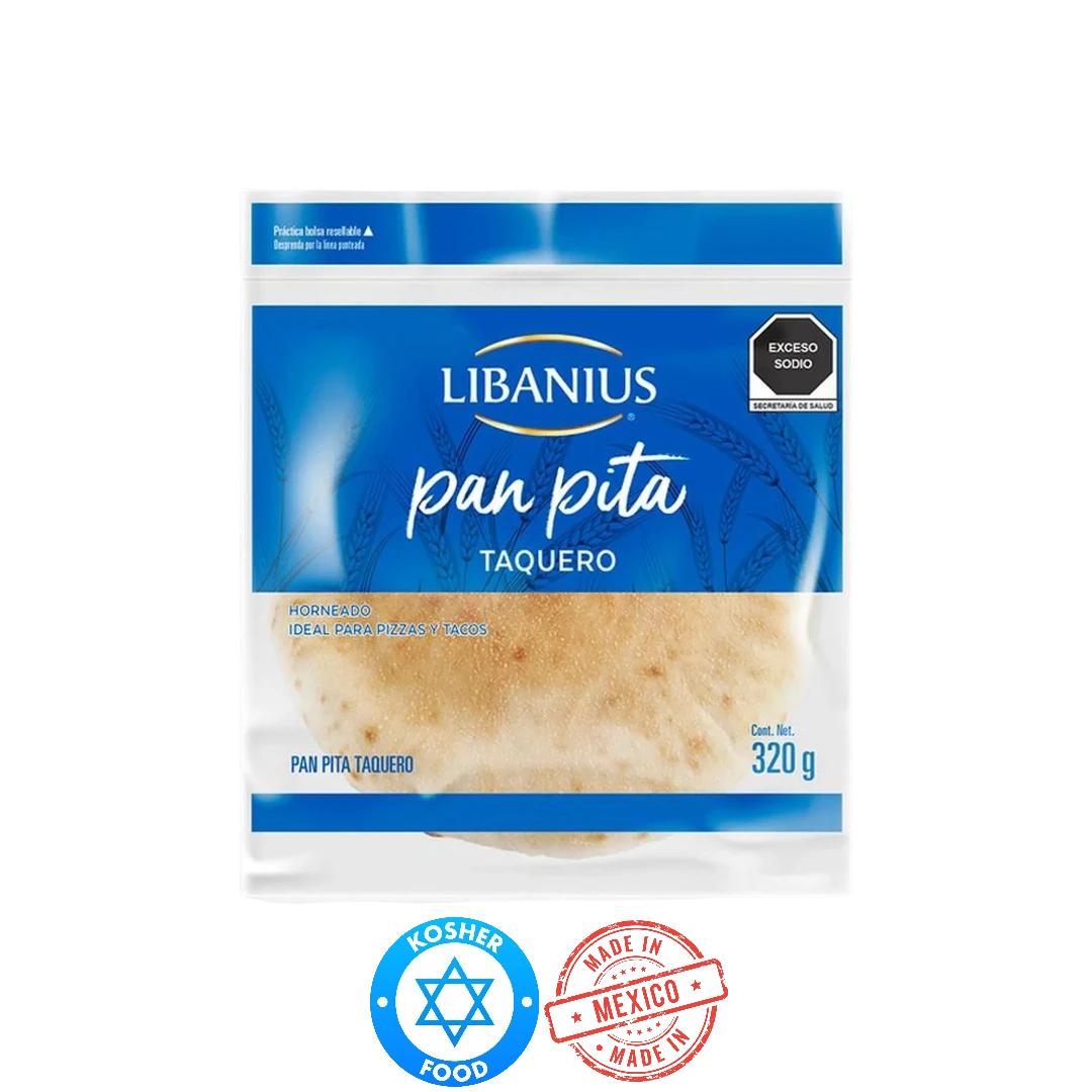 Pan Pita Taquero Libanius 320g