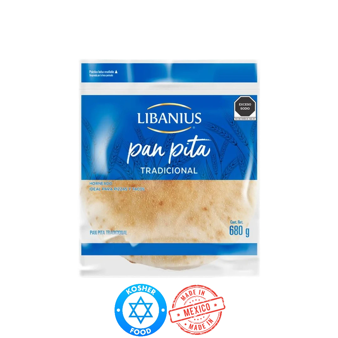 Pan Pita Tradicional Libanius 680g
