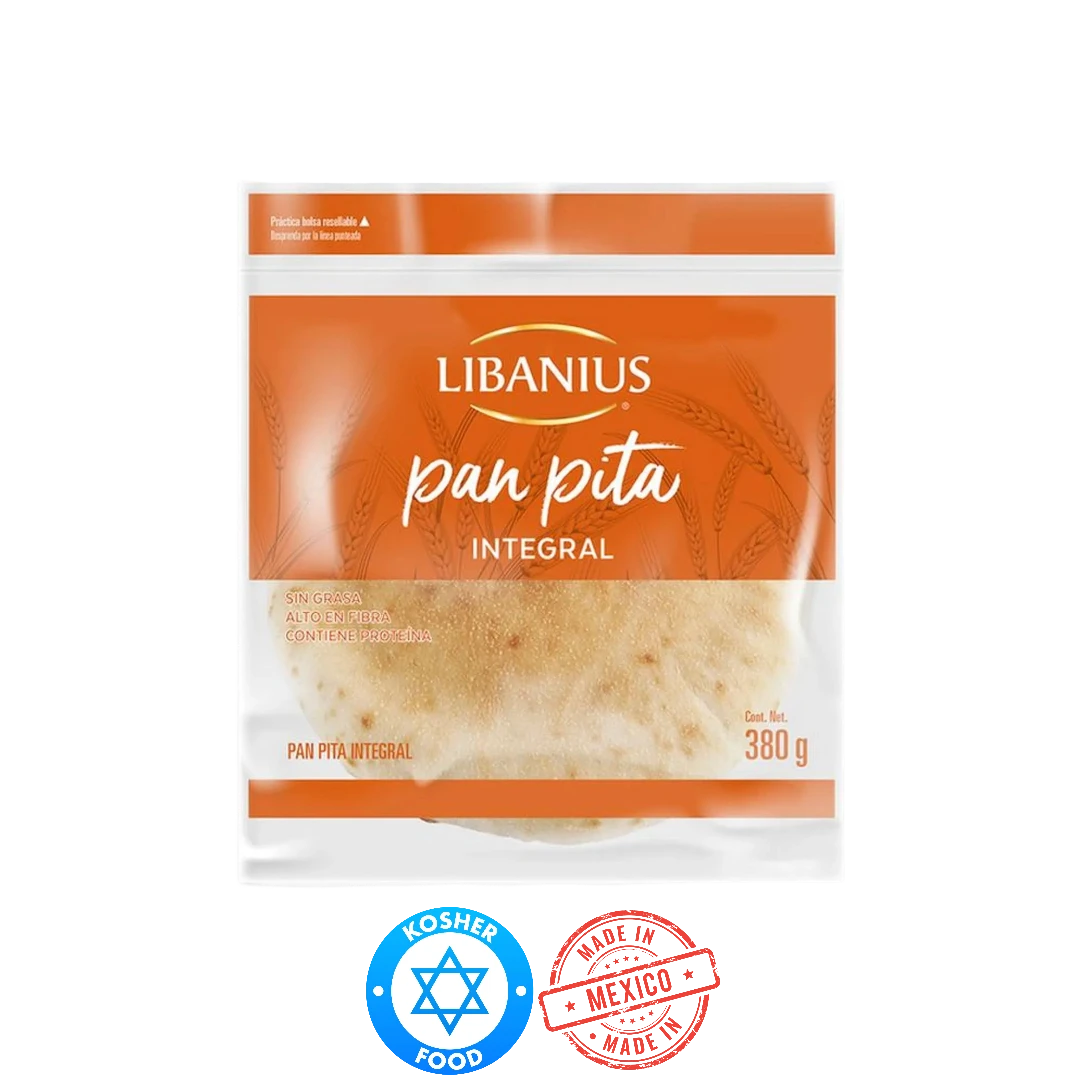 Pan Pita Integral Libanius 380g