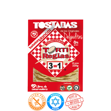 Tostadas Blancas TortiRegias 225g