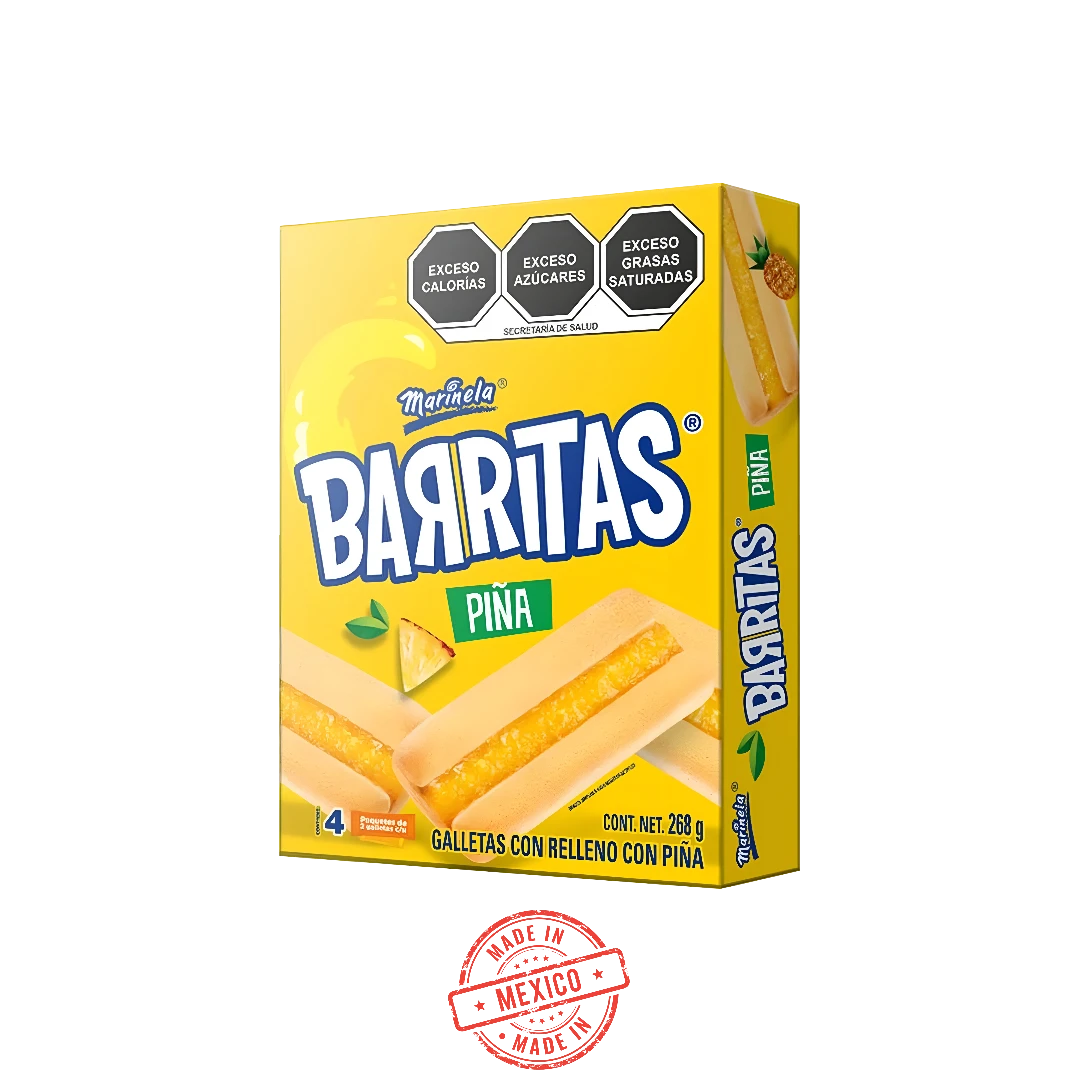 Marinela Galletas Barritas Piña 268g
