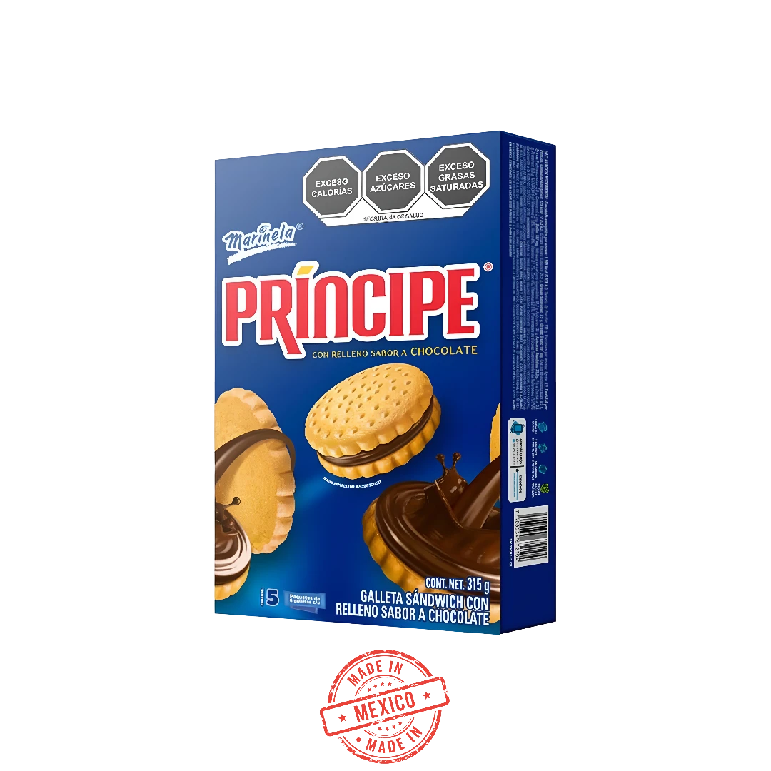 Galletas Príncipe Chocolate Marinela 315g