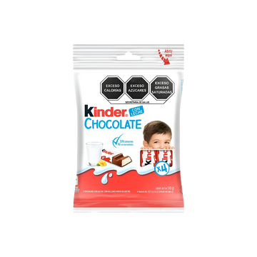 Chocolate con Relleno a Base de Leche  Kinder 4 pz de 12.5g