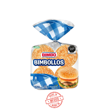 Pan Para Hamburguesa Bimbo 8 Pz