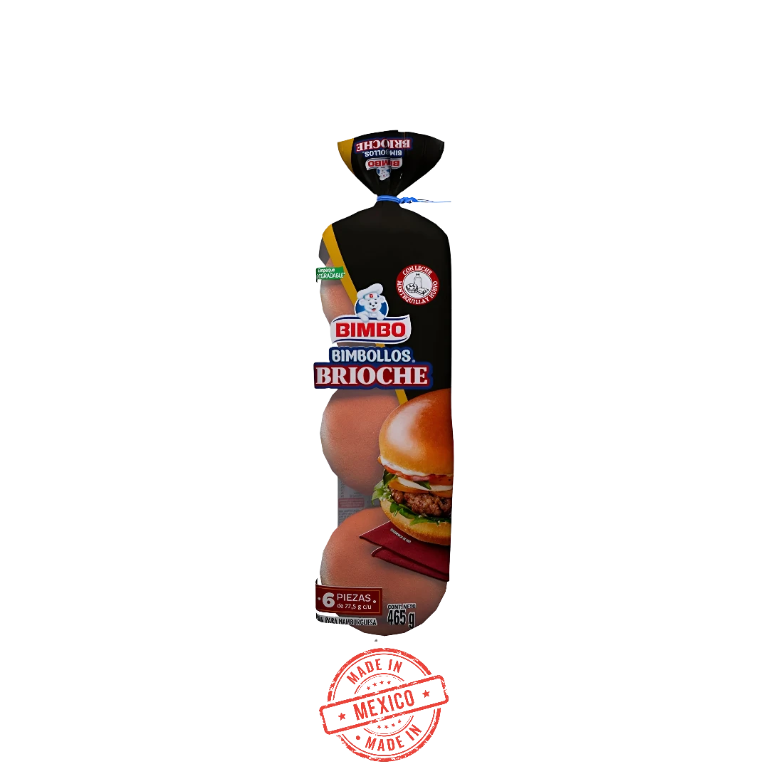 Pan Para Hamburguesa Brioche Bimbo 465g