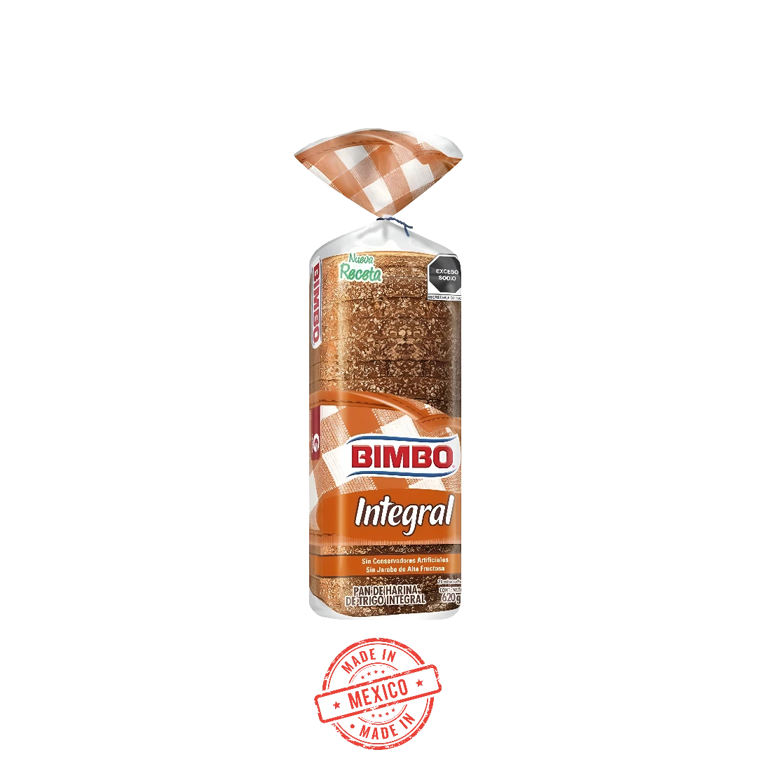 Pan Integral Bimbo 620g