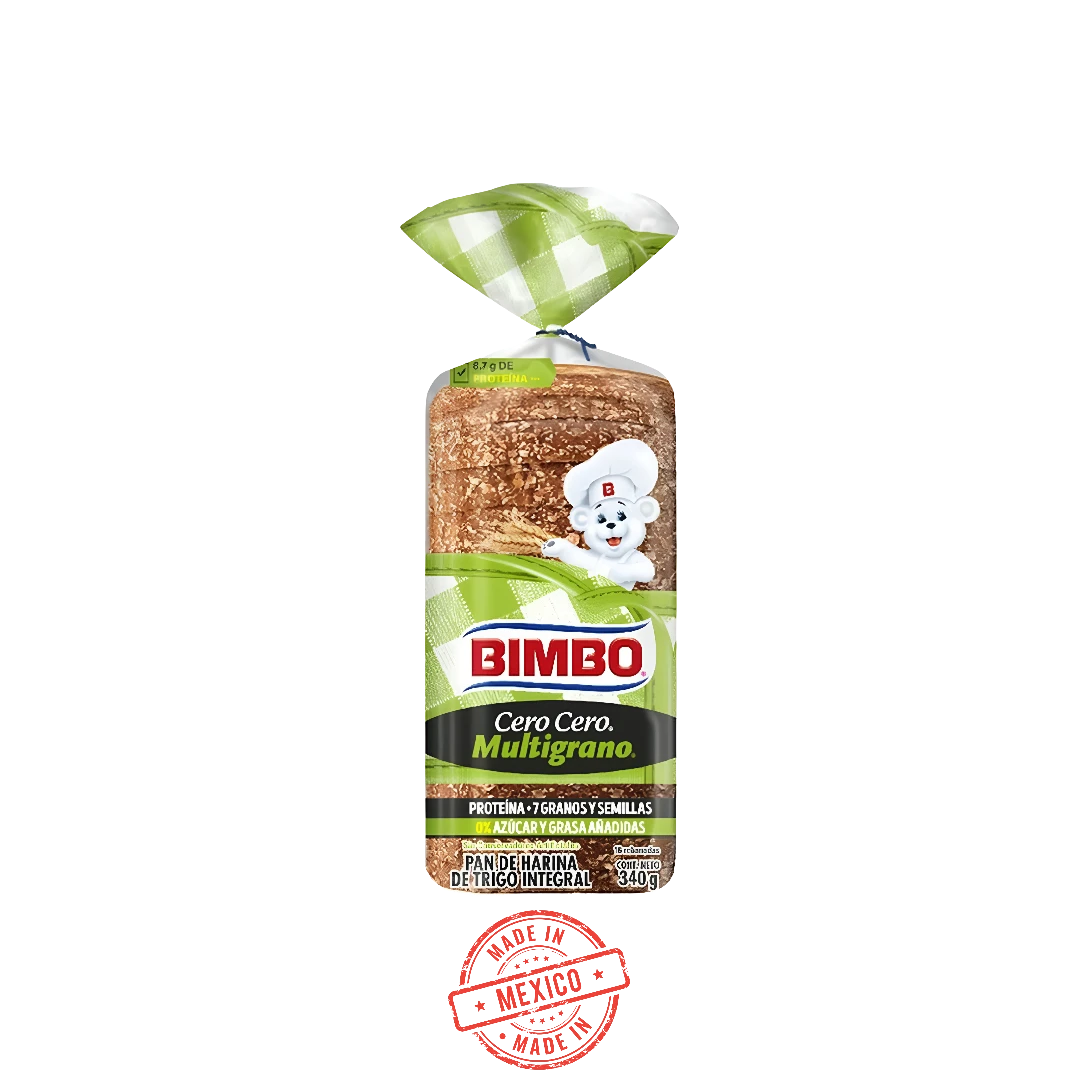 Pan Cero Cero Multigrano Bimbo 340g