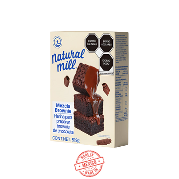 Harina Para Brownie Chocolate Natural Mill 519g