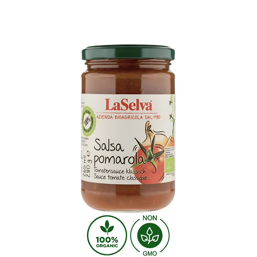 Salsa de Tomate Clásica Orgánica LaSelva 280g