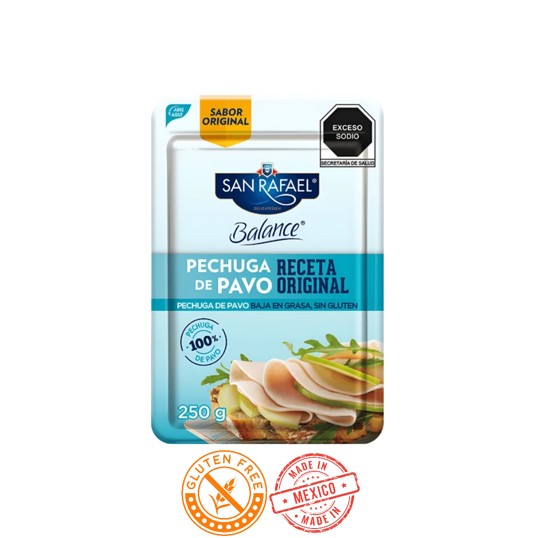 San Rafael Pechuga de Pavo Balance 250g