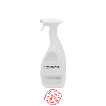 Sanitizante EV-QUATZAL Listo para uso Evolve Verde 1L