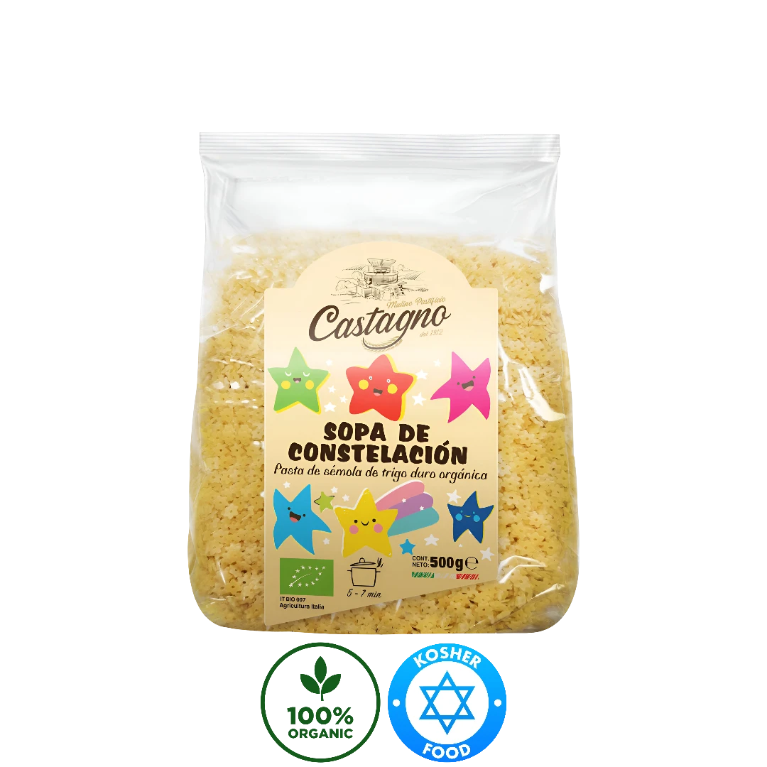 Sopa de Constelación Orgánica Castagno 500g