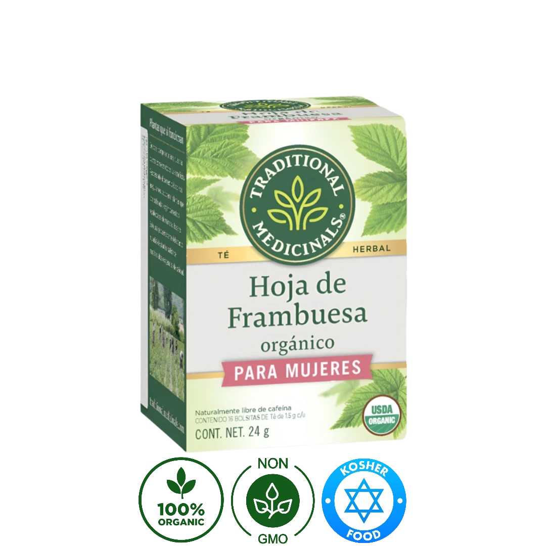 Té Orgánico de Hoja de Frambuesa Traditional Medicinals 24g