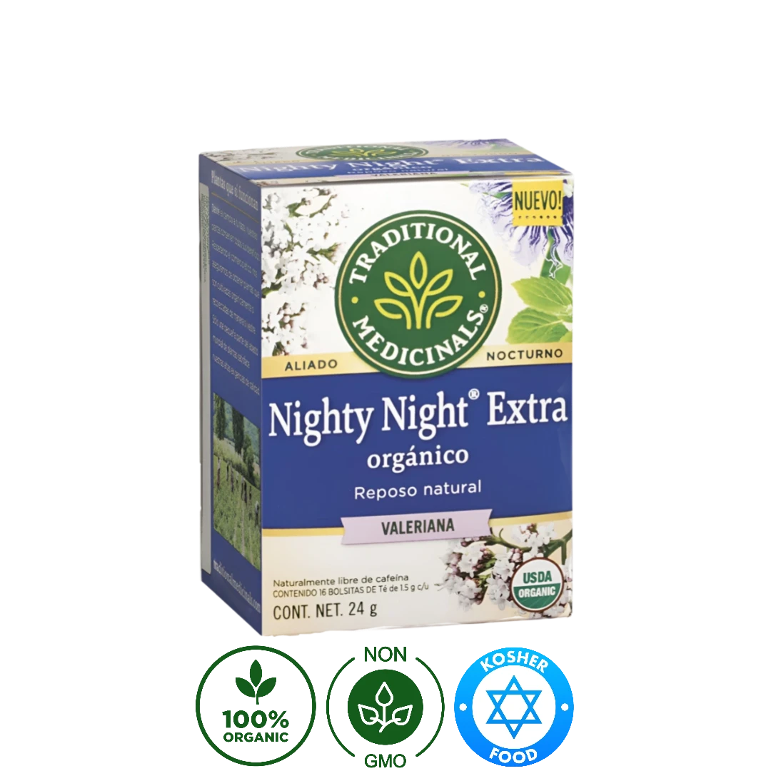 Té Relajante Orgánico para Dormir Nighty Night Traditional Medicinals 24g