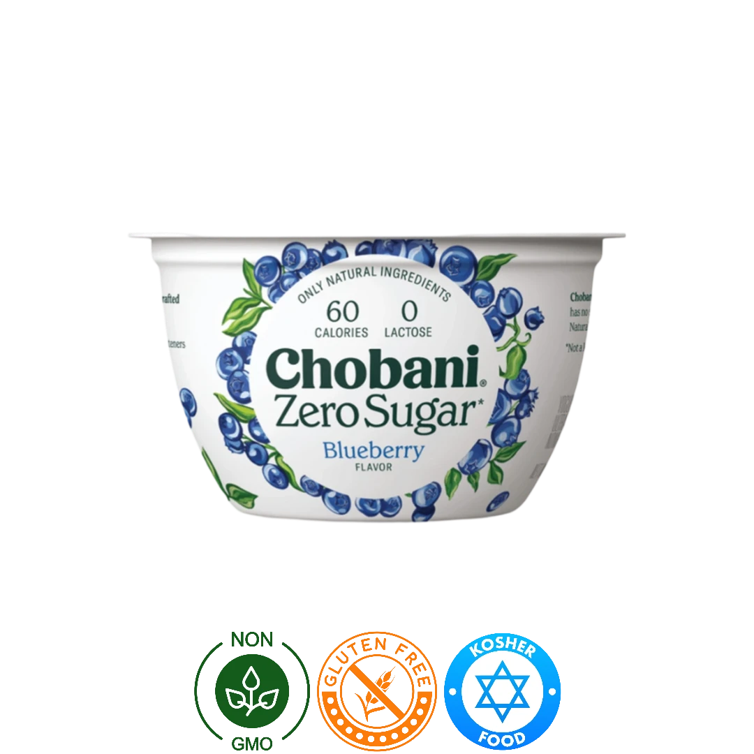 Yogurt Griego Cero Azúcar Mora Azul Chobani 150g