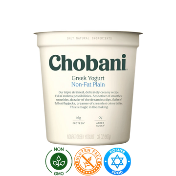 Yogurt Griego Natural Sin Grasa Chobani