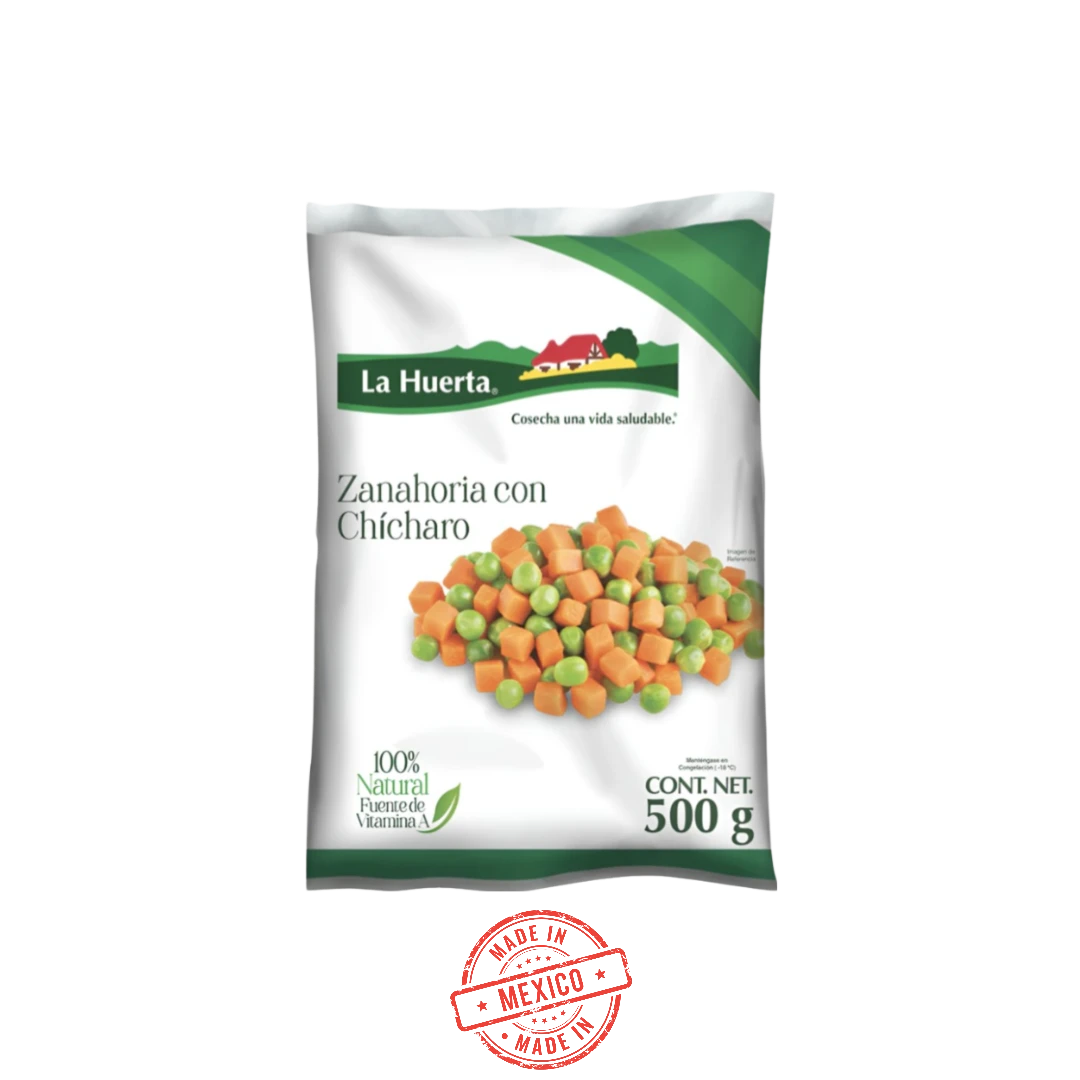 Zanahoria con Chícharo La Huerta 500g