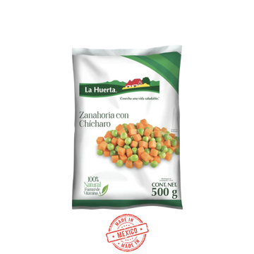 Zanahoria con Chícharo La Huerta 500g