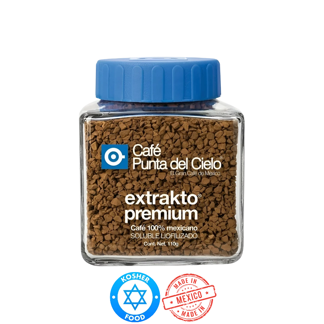 Café soluble extrakto premium liofilizado Punta del Cielo 110g