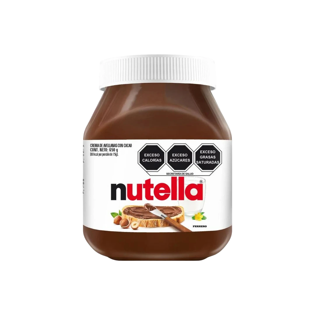 Crema De Avellanas Nutella 650g