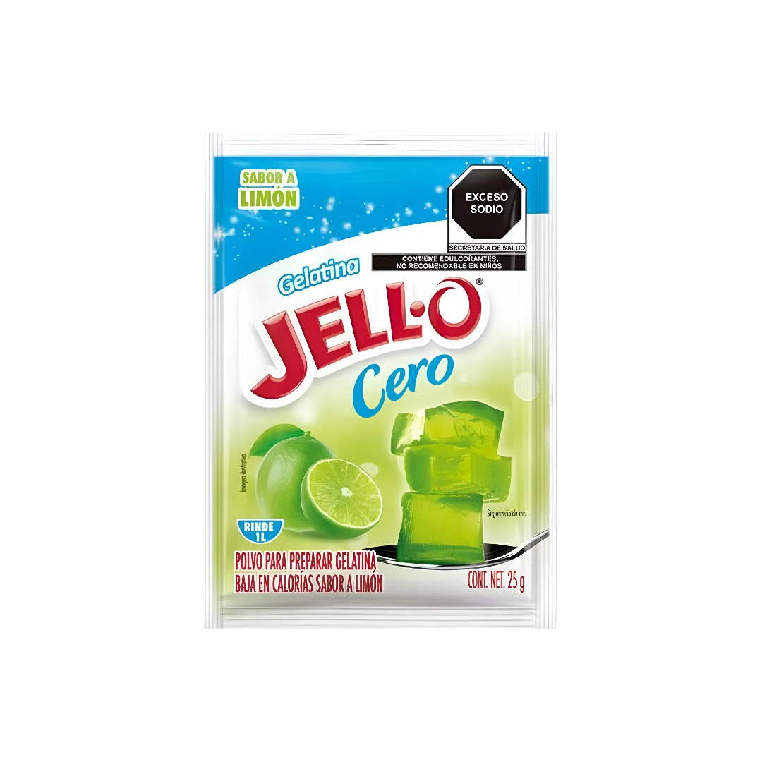 Gelatina Light Limón Jell-O 25g