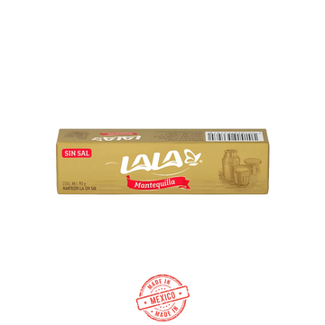 Mantequilla Barra Sin Sal Lala 90g