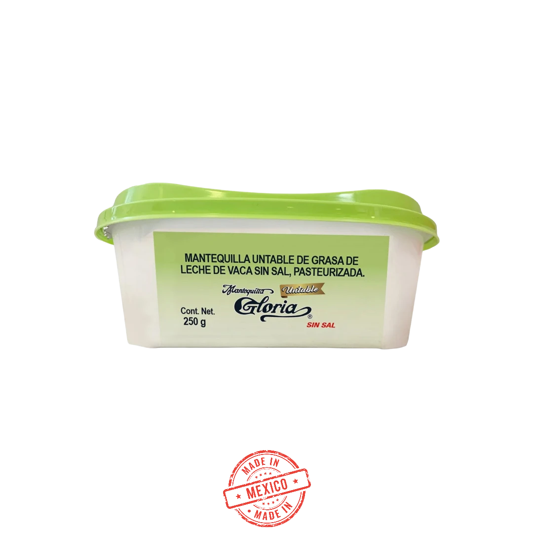 Mantequilla en Barra Sin Sal Gloria 350g