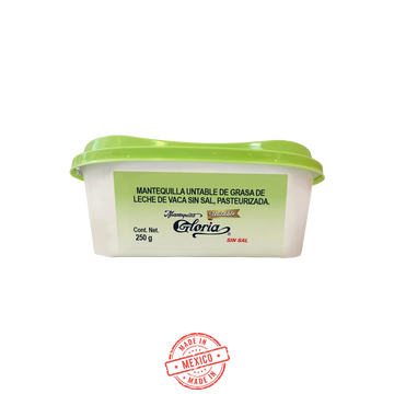 Mantequilla en Barra Sin Sal Gloria 350g