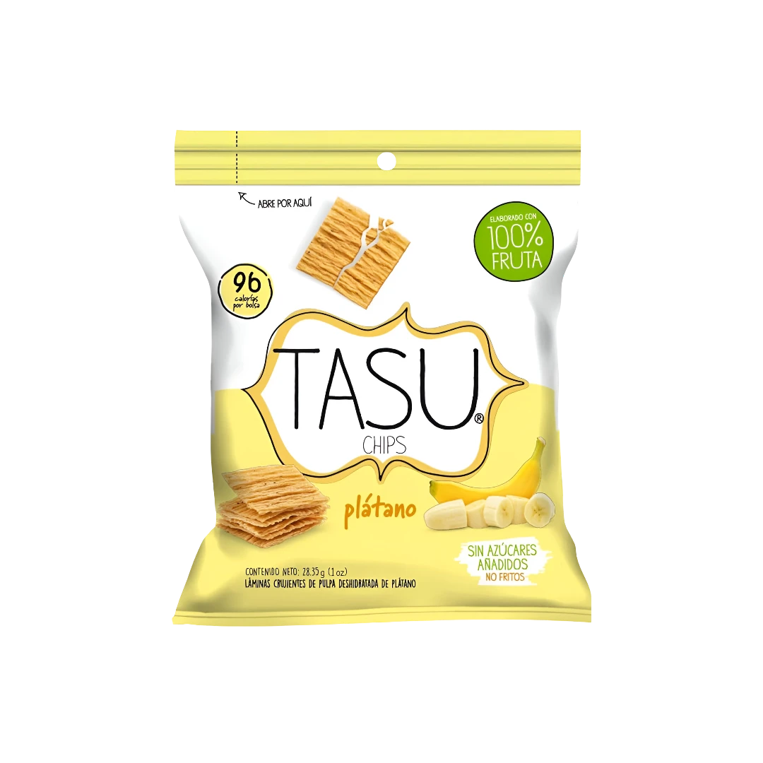 Chips de Plátano Deshidratado TASU 28g