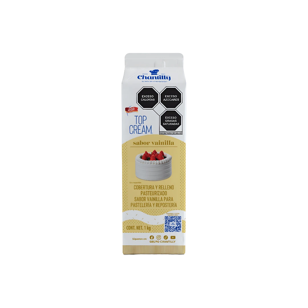 Crema para Batir Top Cream Vainilla Chantilly 910ml