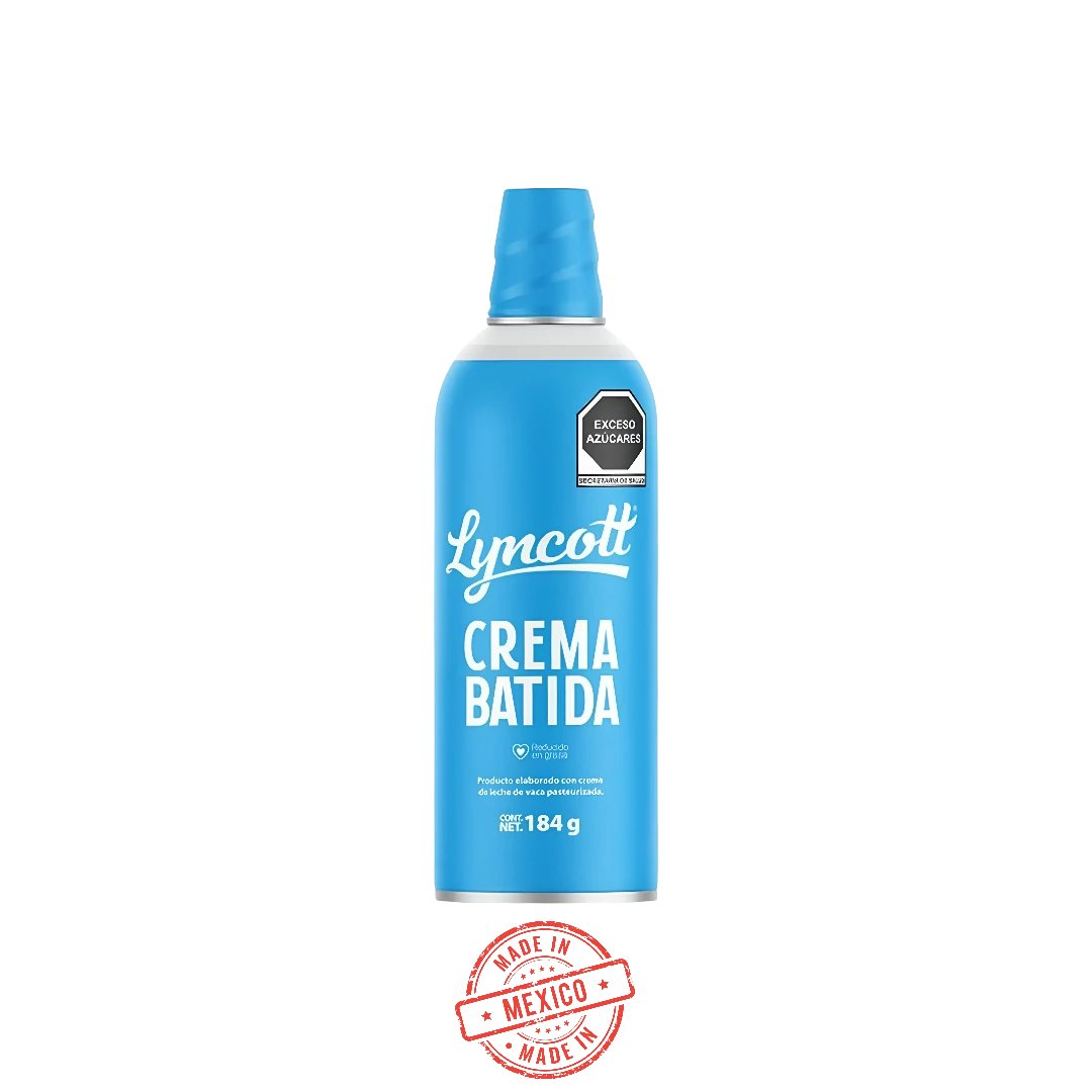 Crema Batida Reducida en Grasa Lyncott 184g