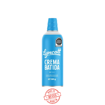 Crema Batida Reducida en Grasa Lyncott 184g