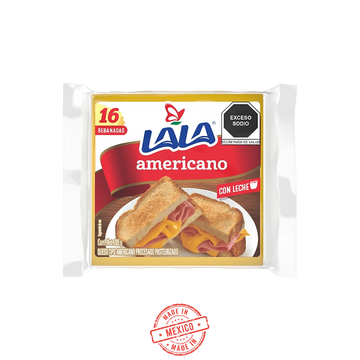 Queso Lala Americano Rebanado 288g