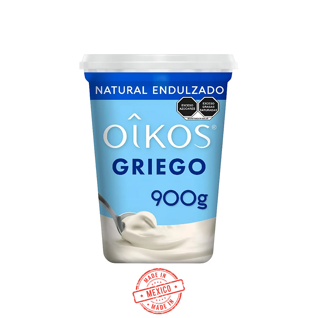 Yogurt Griego Natural Oikos 900g