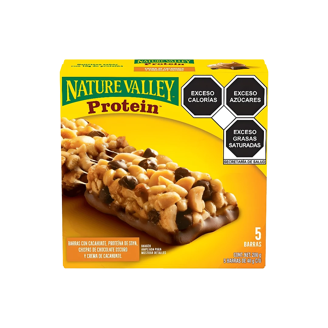 Barras de Granola Protein Chocolate Nature Valley 5 pz
