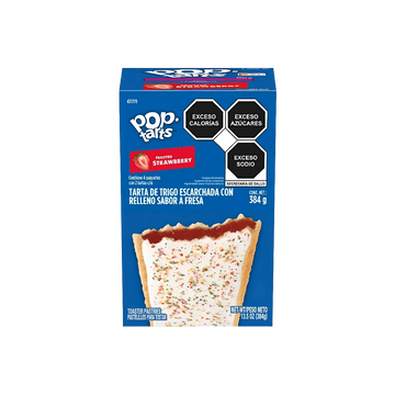 Frosted Strawberry Pop Tarts Kelloggs 384g