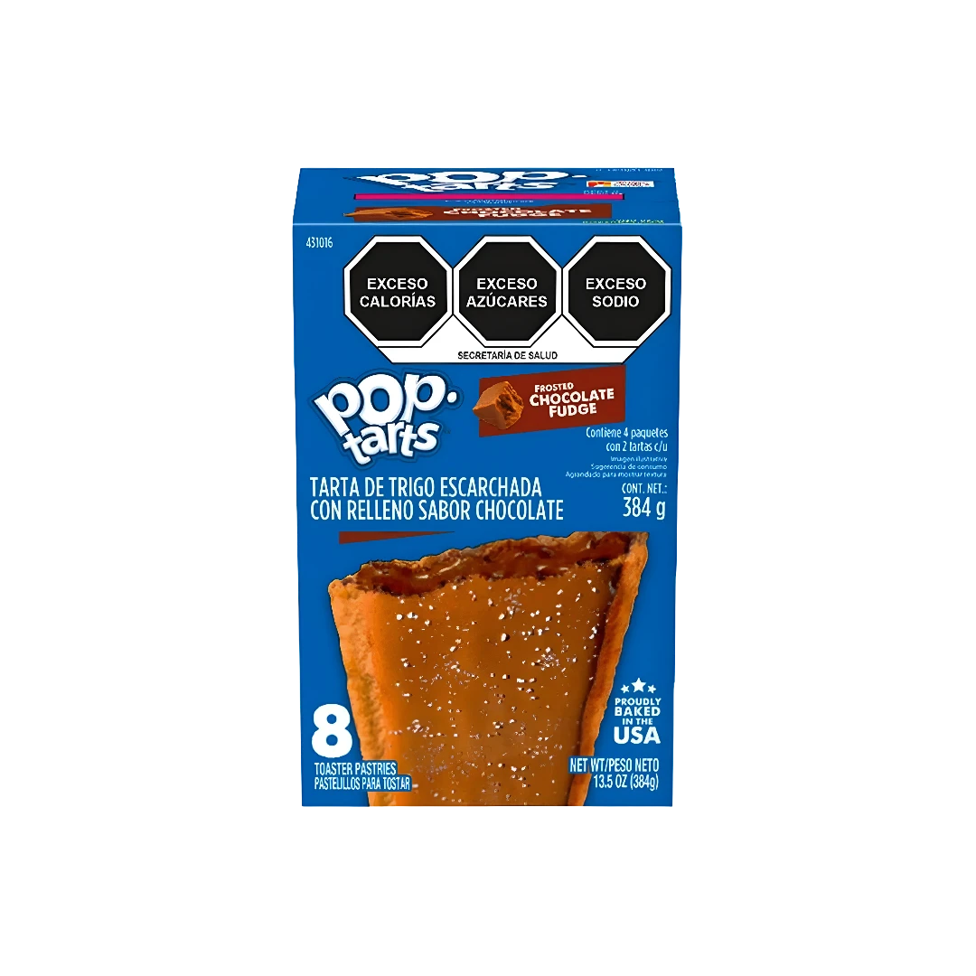 Chocolate Fudge Pop Tarts Kelloggs 384g
