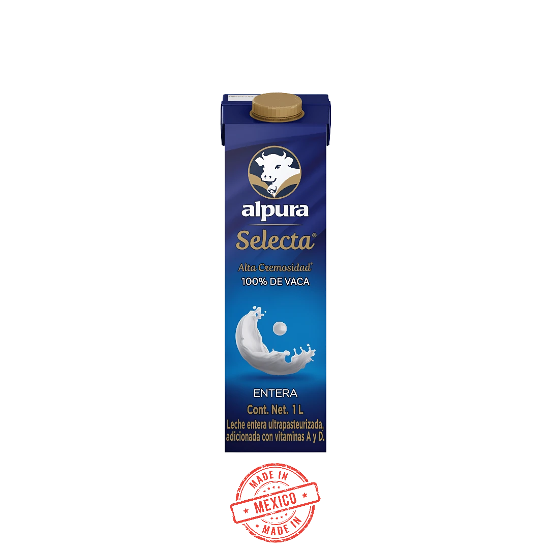 Leche Selecta Entera Alpura 1L